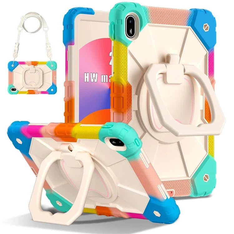 For Huawei MatePad SE 11 Kickstand Case Silicone+PC Tablet Cover