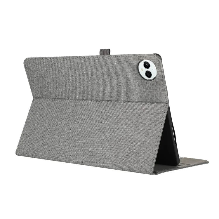 For Huawei MatePad Pro 12.2 (2024) Leather Case Card Holder Cloth Texture Tablet Stand Cover