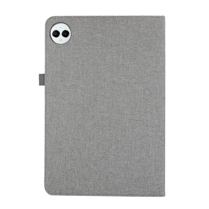 For Huawei MatePad Pro 12.2 (2024) Leather Case Card Holder Cloth Texture Tablet Stand Cover