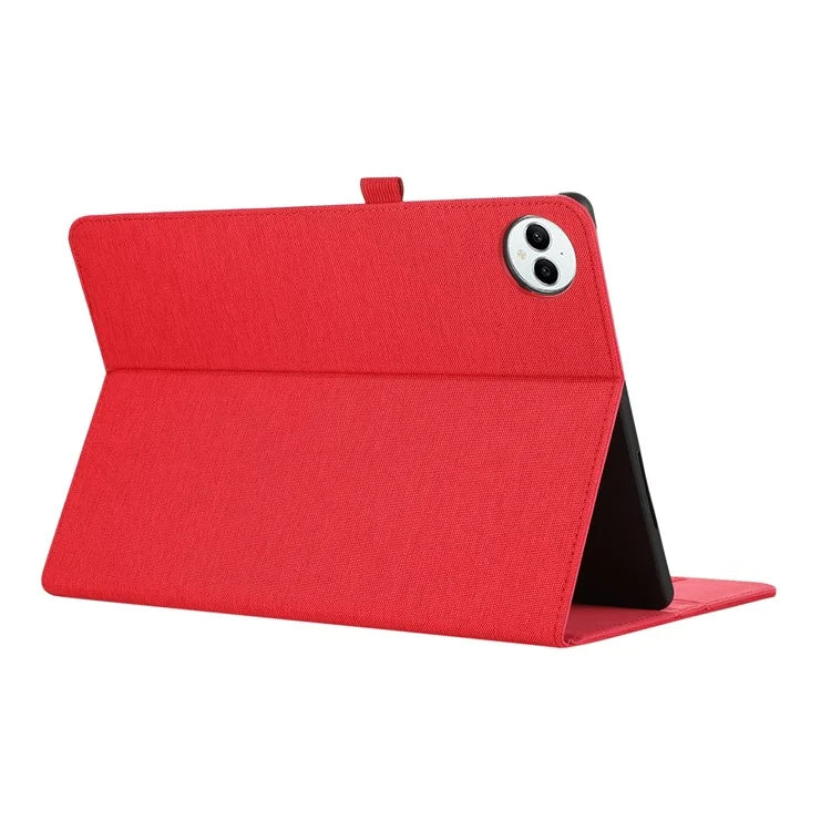 For Huawei MatePad Pro 12.2 (2024) Leather Case Card Holder Cloth Texture Tablet Stand Cover