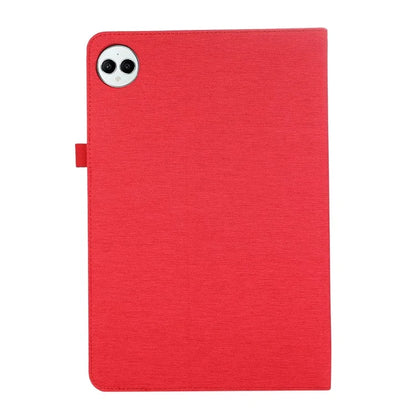 For Huawei MatePad Pro 12.2 (2024) Leather Case Card Holder Cloth Texture Tablet Stand Cover