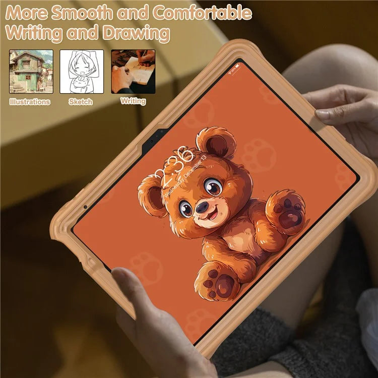 For iPad 10.9 (2022) Case Bear Pattern PC+Silicone+TPU Kickstand Tablet Cover