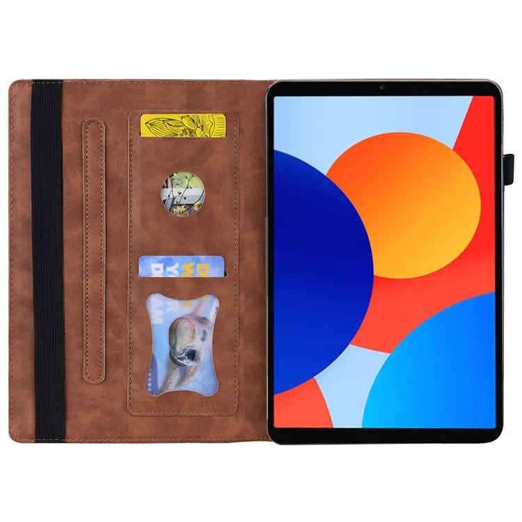 For Xiaomi Redmi Pad SE 4G 8.7 inch Case PU Leather Business Folio Protective Tablet Cover Card Holder