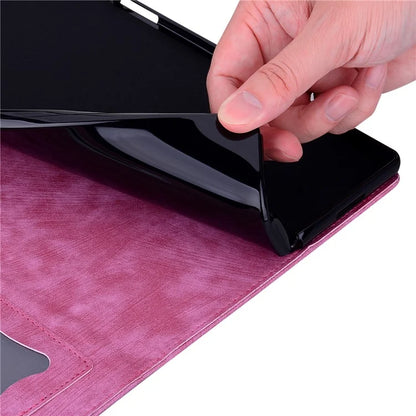 For Xiaomi Redmi Pad Pro Case Card Slots Leather Tablet Stand Folio Cover Flower Cat