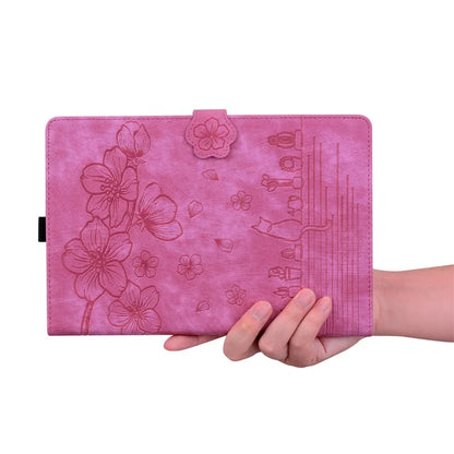 For Xiaomi Redmi Pad Pro Case Card Slots Leather Tablet Stand Folio Cover Flower Cat