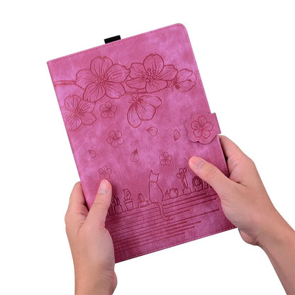 For Xiaomi Redmi Pad Pro Case Card Slots Leather Tablet Stand Folio Cover Flower Cat