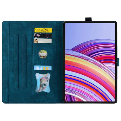 For Xiaomi Redmi Pad Pro Case Card Slots Leather Tablet Stand Folio Cover Flower Cat