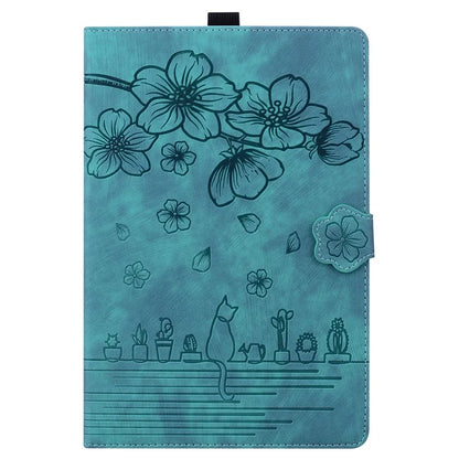 For Xiaomi Redmi Pad SE 4G 8.7 inch Case Card Slots Leather Tablet Stand Folio Cover Flower Cat