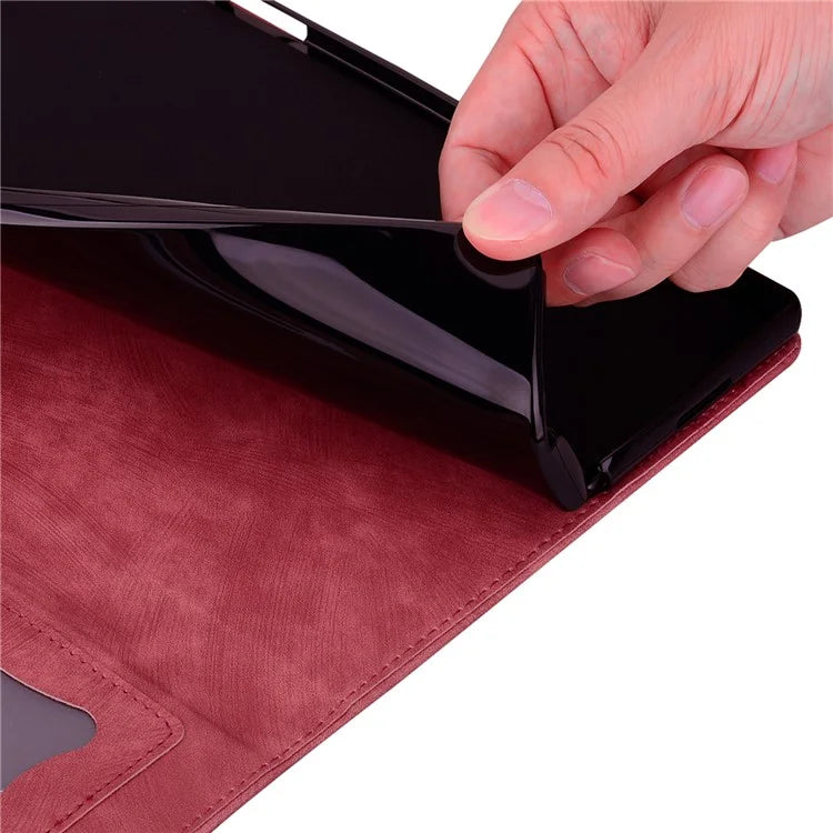 For Xiaomi Redmi Pad SE 4G 8.7 inch Case Card Slots Leather Tablet Stand Folio Cover Flower Cat