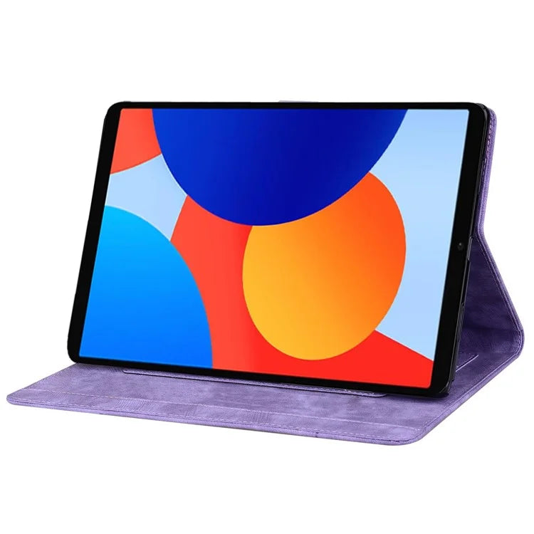 For Xiaomi Redmi Pad SE 4G 8.7 inch Case Card Slots Leather Tablet Stand Folio Cover Flower Cat