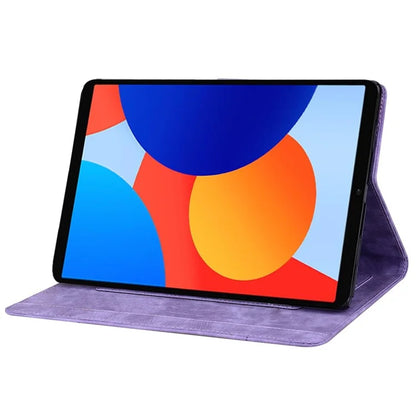 For Xiaomi Redmi Pad SE 4G 8.7 inch Case Card Slots Leather Tablet Stand Folio Cover Flower Cat