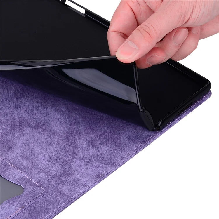 For Xiaomi Redmi Pad SE 4G 8.7 inch Case Card Slots Leather Tablet Stand Folio Cover Flower Cat