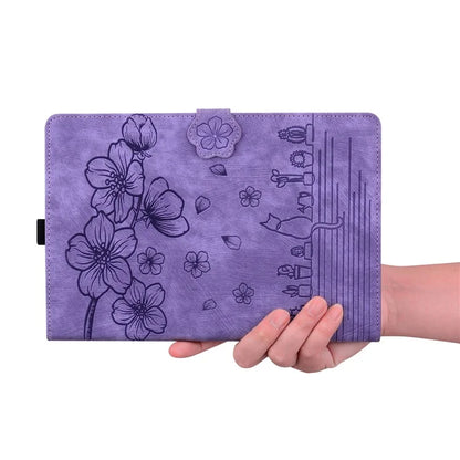 For Xiaomi Redmi Pad SE 4G 8.7 inch Case Card Slots Leather Tablet Stand Folio Cover Flower Cat
