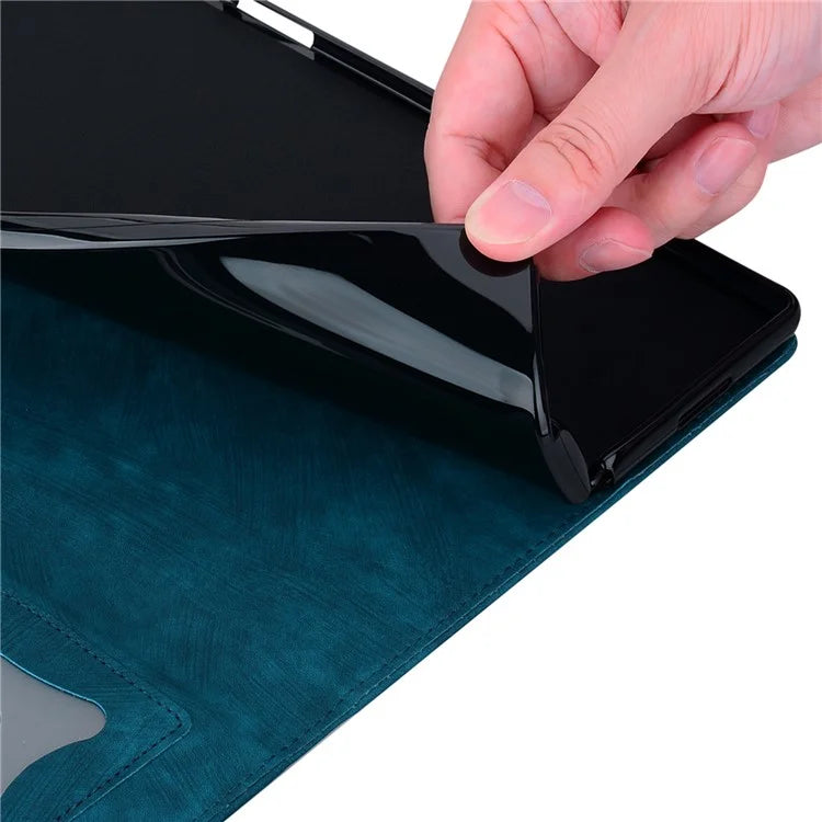 For Xiaomi Redmi Pad SE 4G 8.7 inch Case Card Slots Leather Tablet Stand Folio Cover Flower Cat