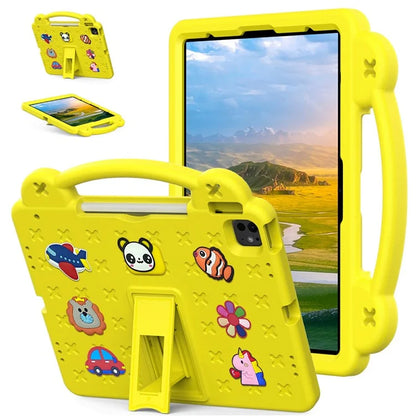 For iPad Pro 13 (2024) / Air 13 (2024) / iPad Pro 12.9 (2022) / (2021) / (2020) / (2018) Case Kids EVA Tablet Cover