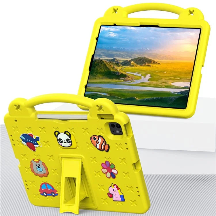 For iPad Pro 13 (2024) / Air 13 (2024) / iPad Pro 12.9 (2022) / (2021) / (2020) / (2018) Case Kids EVA Tablet Cover