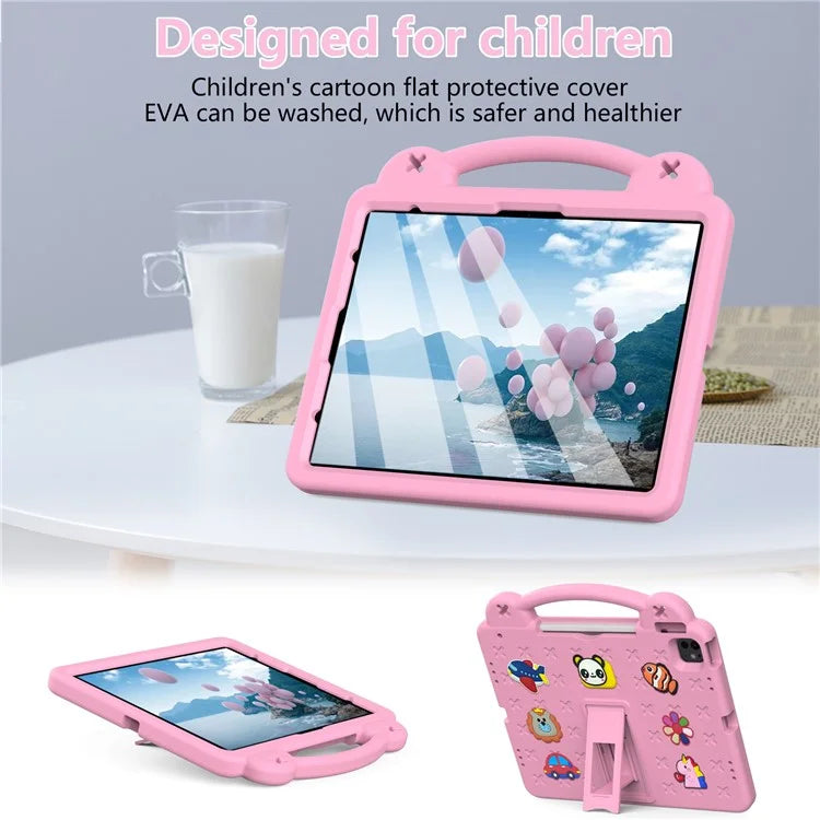 For iPad Pro 13 (2024) / Air 13 (2024) / iPad Pro 12.9 (2022) / (2021) / (2020) / (2018) Case Kids EVA Tablet Cover