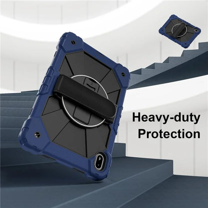 For Huawei MatePad SE 11 Case Kickstand Silicone+PC Tablet Cover with Shoulder Strap