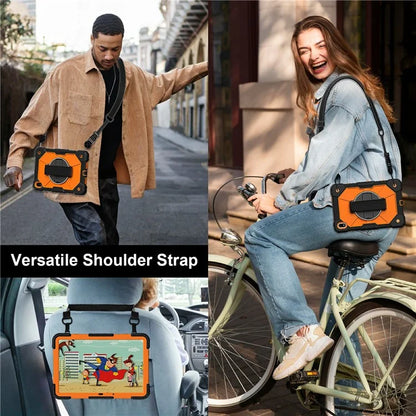 For Huawei MatePad SE 11 Case Kickstand Silicone+PC Tablet Cover with Shoulder Strap