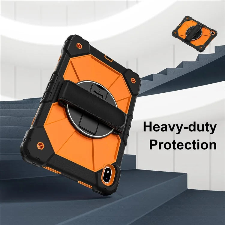 For Huawei MatePad SE 11 Case Kickstand Silicone+PC Tablet Cover with Shoulder Strap