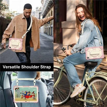 For Huawei MatePad SE 11 Case Kickstand Silicone+PC Tablet Cover with Shoulder Strap