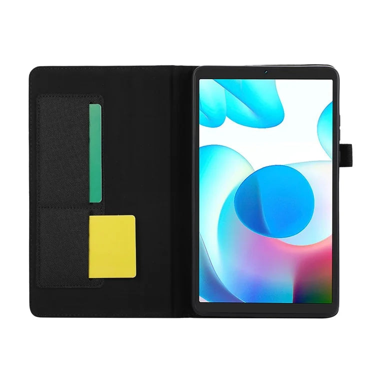 For Xiaomi Redmi Pad SE 4G 8.7 inch Leather Case Card Holder Cloth Texture Tablet Stand Cover