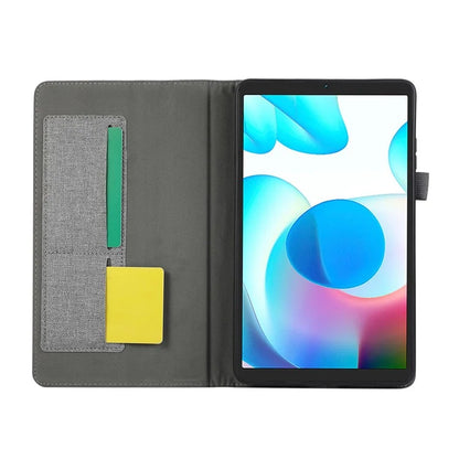 For Xiaomi Redmi Pad SE 4G 8.7 inch Leather Case Card Holder Cloth Texture Tablet Stand Cover