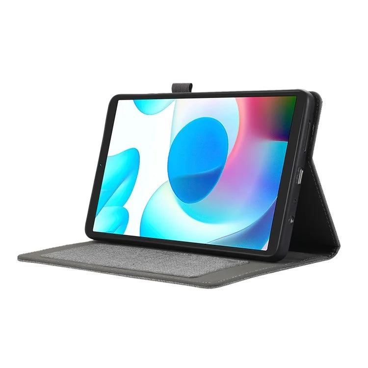 For Xiaomi Redmi Pad SE 4G 8.7 inch Leather Case Card Holder Cloth Texture Tablet Stand Cover