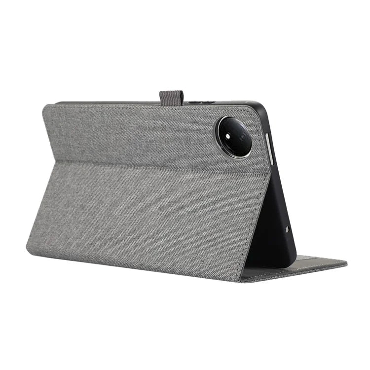 For Xiaomi Redmi Pad SE 4G 8.7 inch Leather Case Card Holder Cloth Texture Tablet Stand Cover