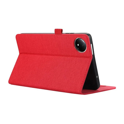 For Xiaomi Redmi Pad SE 4G 8.7 inch Leather Case Card Holder Cloth Texture Tablet Stand Cover