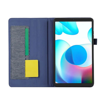 For Xiaomi Redmi Pad SE 4G 8.7 inch Leather Case Card Holder Cloth Texture Tablet Stand Cover