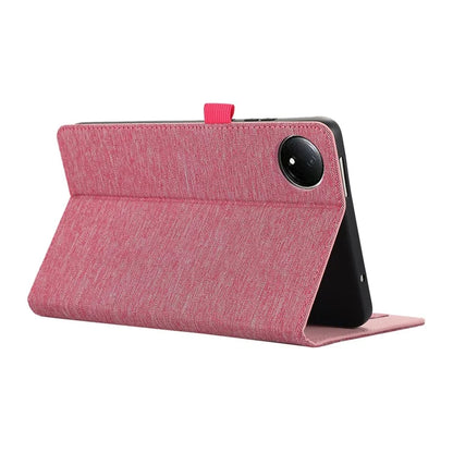 For Xiaomi Redmi Pad SE 4G 8.7 inch Leather Case Card Holder Cloth Texture Tablet Stand Cover