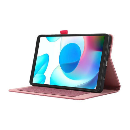 For Xiaomi Redmi Pad SE 4G 8.7 inch Leather Case Card Holder Cloth Texture Tablet Stand Cover