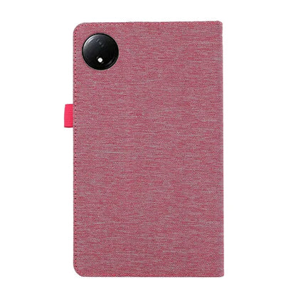 For Xiaomi Redmi Pad SE 4G 8.7 inch Leather Case Card Holder Cloth Texture Tablet Stand Cover
