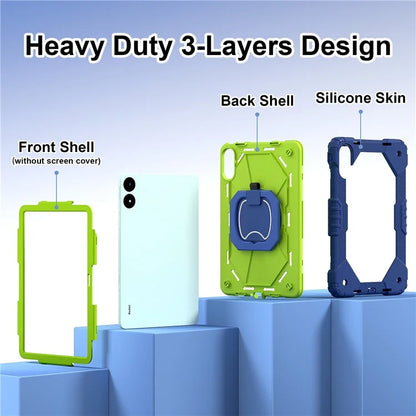 For Xiaomi Redmi Pad Pro 5G / Pad Pro / Poco Pad 4G Kickstand Case Silicone+PC Tablet Cover