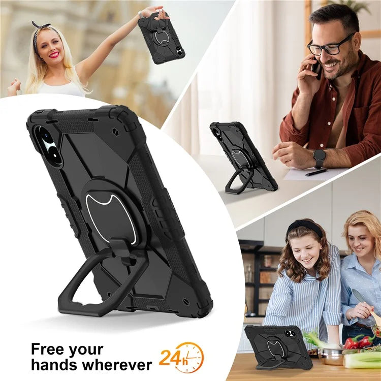 For Xiaomi Redmi Pad Pro 5G / Pad Pro / Poco Pad 4G Kickstand Case Silicone+PC Tablet Cover