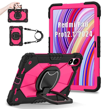 For Xiaomi Redmi Pad Pro 5G / Pad Pro / Poco Pad 4G Kickstand Case Silicone+PC Tablet Cover