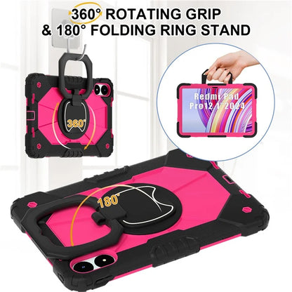 For Xiaomi Redmi Pad Pro 5G / Pad Pro / Poco Pad 4G Kickstand Case Silicone+PC Tablet Cover