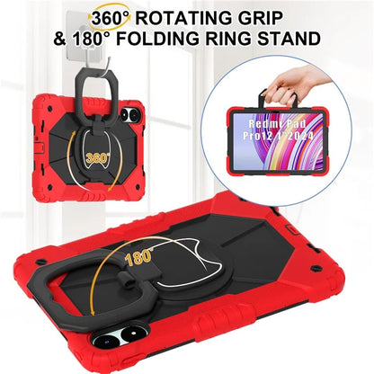 For Xiaomi Redmi Pad Pro 5G / Pad Pro / Poco Pad 4G Kickstand Case Silicone+PC Tablet Cover
