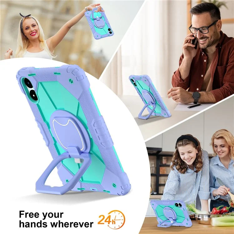For Xiaomi Redmi Pad Pro 5G / Pad Pro / Poco Pad 4G Kickstand Case Silicone+PC Tablet Cover