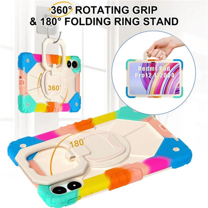 For Xiaomi Redmi Pad Pro 5G / Pad Pro / Poco Pad 4G Kickstand Case Silicone+PC Tablet Cover