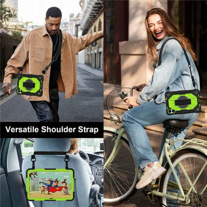 For Xiaomi Redmi Pad Pro 5G / Pad Pro / Poco Pad 4G Case Kickstand Silicone+PC Tablet Cover with Shoulder Strap