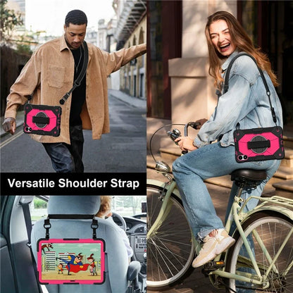 For Xiaomi Redmi Pad Pro 5G / Pad Pro / Poco Pad 4G Case Kickstand Silicone+PC Tablet Cover with Shoulder Strap