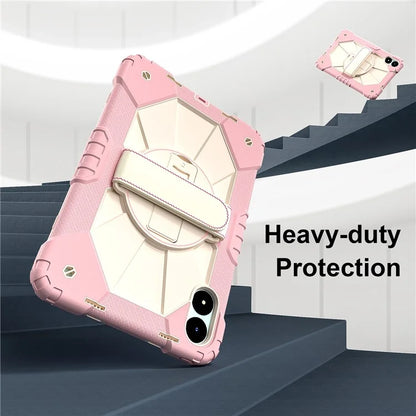 For Xiaomi Redmi Pad Pro 5G / Pad Pro / Poco Pad 4G Case Kickstand Silicone+PC Tablet Cover with Shoulder Strap