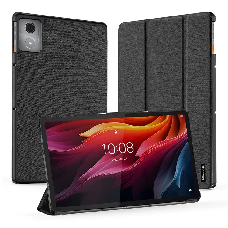 DUX DUCIS Domo Series for Lenovo Tab K11 Plus Case Tri-Fold Stand Leather Cover Auto Wake / Sleep