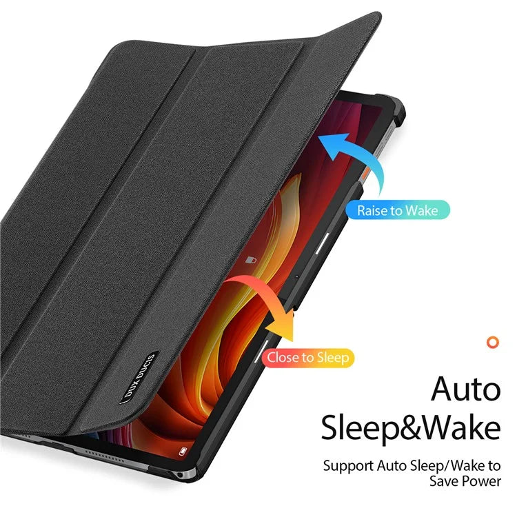 DUX DUCIS Domo Series for Lenovo Tab K11 Plus Case Tri-Fold Stand Leather Cover Auto Wake / Sleep