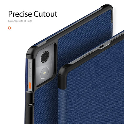 DUX DUCIS Domo Series for Lenovo Tab K11 Plus Case Tri-Fold Stand Leather Cover Auto Wake / Sleep