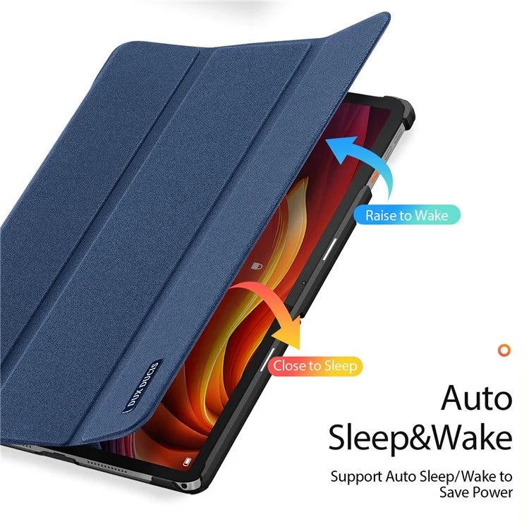 DUX DUCIS Domo Series for Lenovo Tab K11 Plus Case Tri-Fold Stand Leather Cover Auto Wake / Sleep