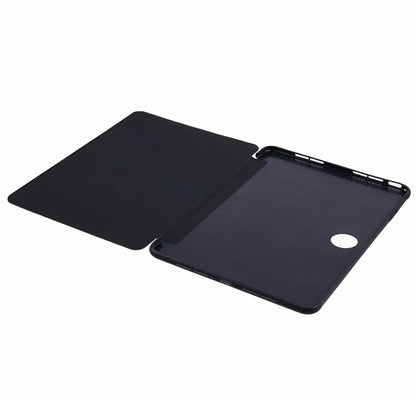 For OnePlus Pad 2 Case PU Leather+Silicone Tri-Fold Stand Tablet Cover