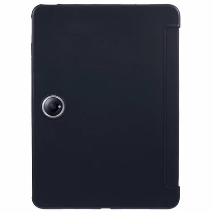 For OnePlus Pad 2 Case PU Leather+Silicone Tri-Fold Stand Tablet Cover